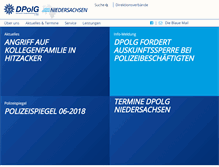 Tablet Screenshot of dpolg.org