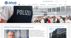 Desktop Screenshot of dpolg.de